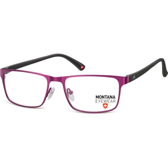 Okulary oprawki prostokątne optyczne Montana MM610E fioletowe